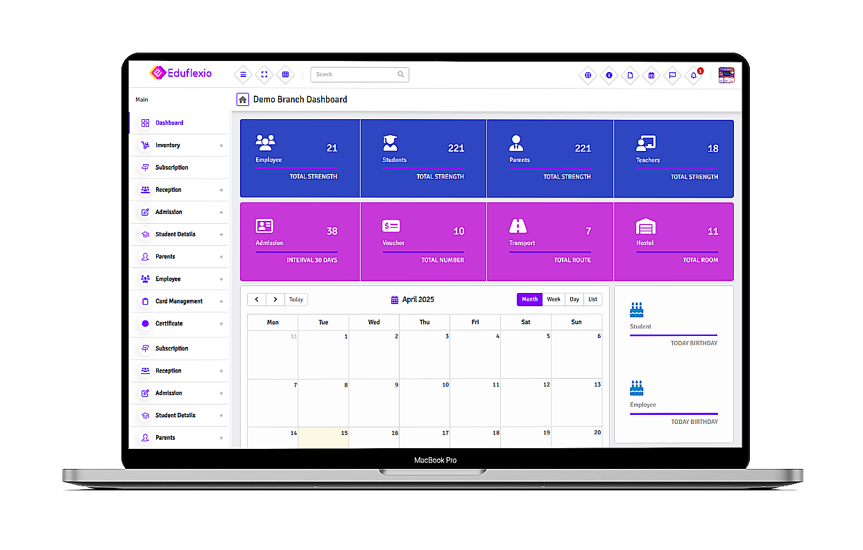 Eduflexio -Best & Affordable School management system